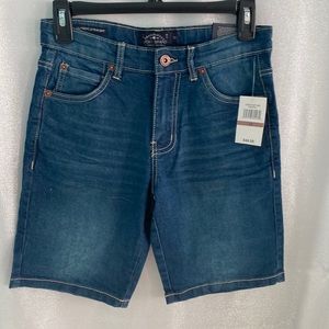 Denim shorts, classic straight